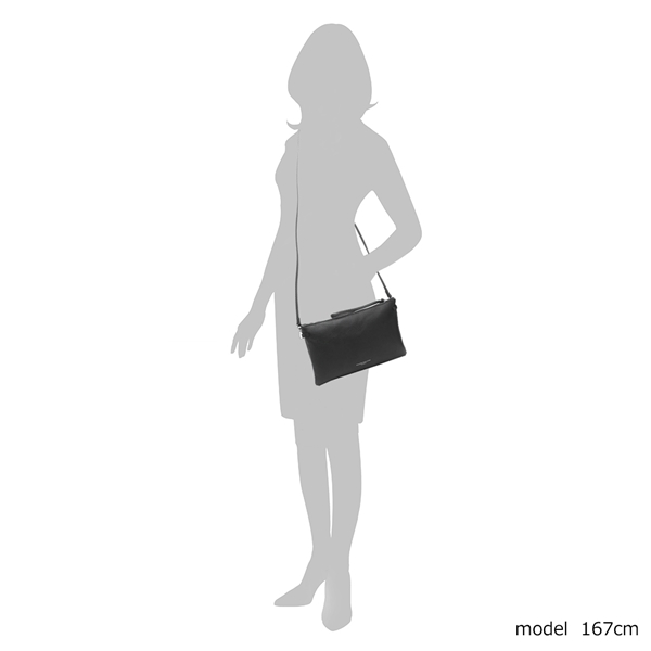 ジャンニキアリーニ ショルダーバッグ クラッチバッグ ハーミー 2WAY ブラック レディース GIANNI CHIARINI 3695 GRN NEROの通販は