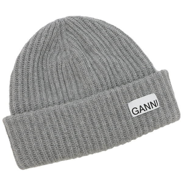 ガニー 帽子 ニット帽 ビーニー グレー レディース GANNI A4429 921