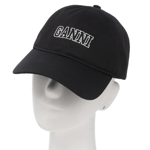 GANNI ベースボールキャップ a4968 楽天市場】ガニー 帽子 ベースボールキャップ ブラック ホワイト