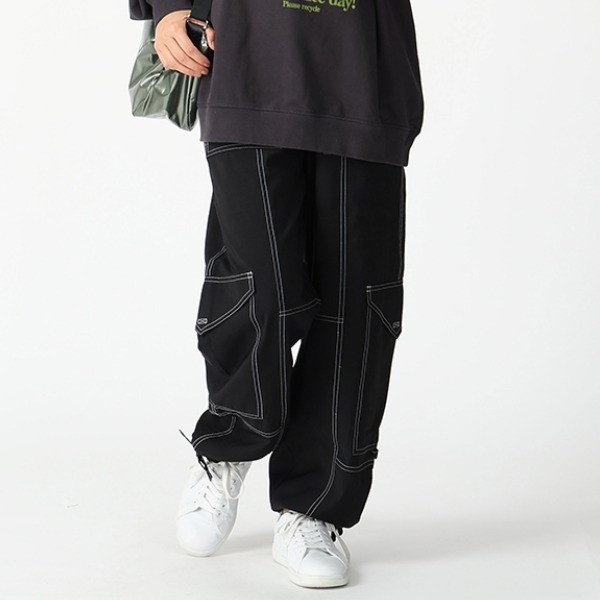 ガニー パンツ ハイウエスト ブラック レディース GANNI F8807 099