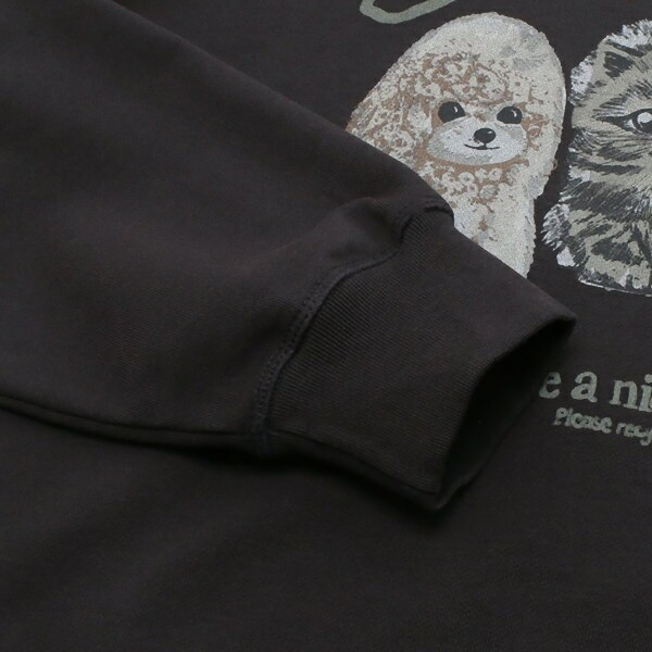 ガニー パーカー フーディー アニマル ブラック レディース GANNI