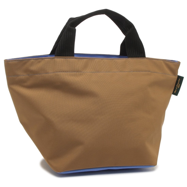 エルベシャプリエ トートバッグ 舟型トート ブラウン ブルー  