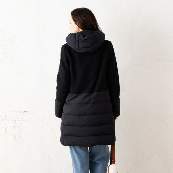 HERNO(ヘルノ) ダウンコート サイズ42 M レディース - ダークブラウン