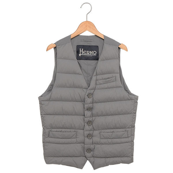 ヘルノ ダウンジャケット コート レジェンド ダウンベスト グレー メンズ HERNO PI002ULE12456Z 9406