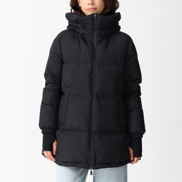 ヘルノ ゴアテックス インフィニアム ウィンドストッパー ヘビーコート ブラック レディース HERNO PI00370DL 11106 9300の通販は