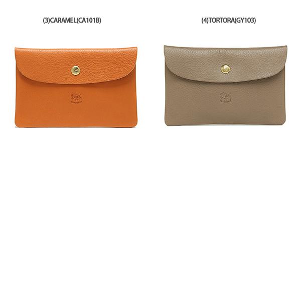 イルビゾンテ ポーチ IL BISONTE イルビゾンテ レザー ポーチ ヌメ