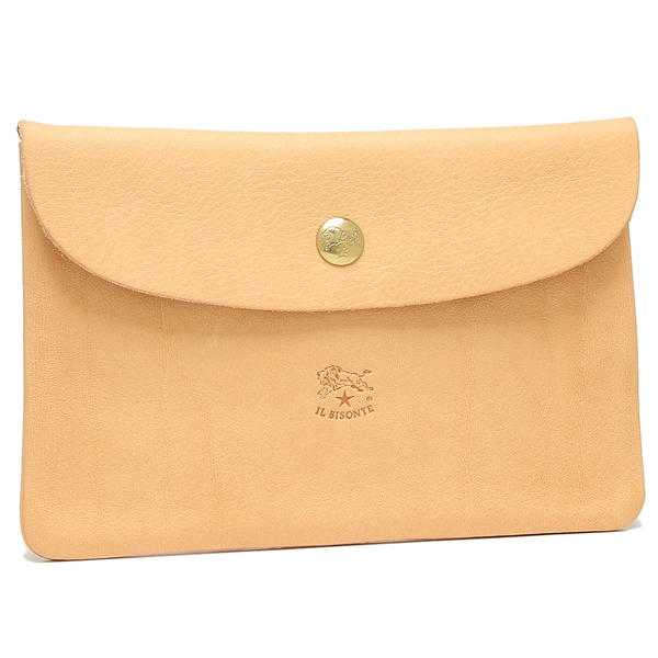 イルビゾンテ ポーチ ベージュ メンズ レディース IL BISONTE SCA007 PV0005 NA106Bの通販は 5,644円