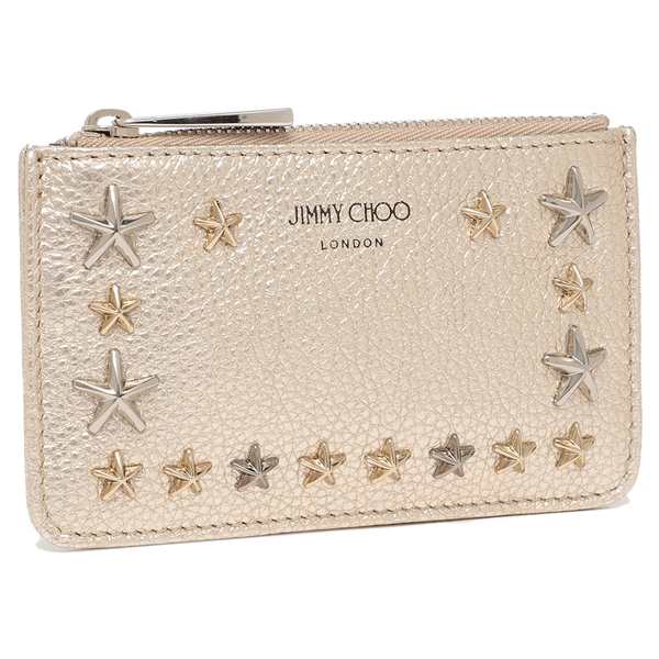 ジミーチュウ カードケース ナンシー ゴールド レディース JIMMY CHOO