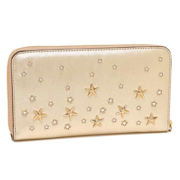 ジミーチュウ 長財布 ピッパ ゴールド レディース JIMMY CHOO