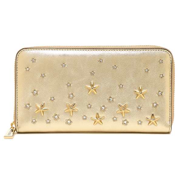 ジミーチュウ 長財布 ピッパ ゴールド レディース JIMMY CHOO