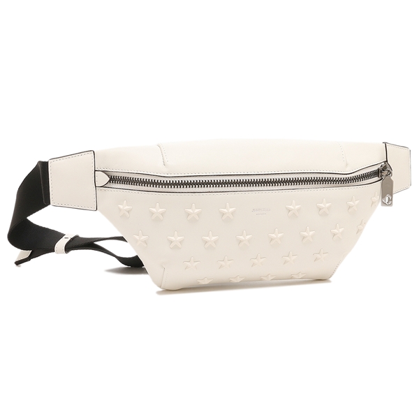 ジミーチュウ ボディバッグ フィンスリー クロスボディバッグ ホワイト メンズ JIMMY CHOO FINSLEY OAJの通販は