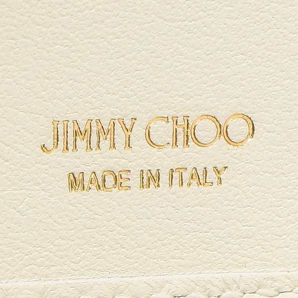 ジミーチュウ キーケース ネプチューン ホワイト レディース JIMMY CHOO NEPTUNE CZN LATTE