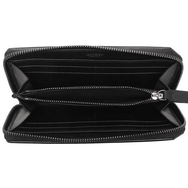 ジミーチュウ 長財布 カーナビー ブラック メンズ JIMMY CHOO CARNABYS OAJ 