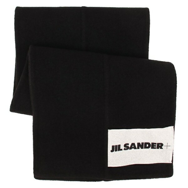 ジルサンダー マフラー ジルサンダープラス ブラック メンズ JIL