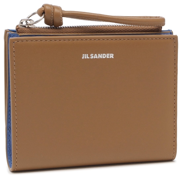 ジルサンダー 二つ折り財布 ジロ ミニフレンチウォレット ブラウン メンズ レディース ユニセックス JIL SANDER J07UI0016 P5899 226