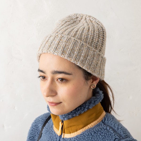 ジョンストンズ 帽子 ビーニー ニット帽 ベージュ メンズ レディース ユニセックス JOHNSTONS HAT02850 004533