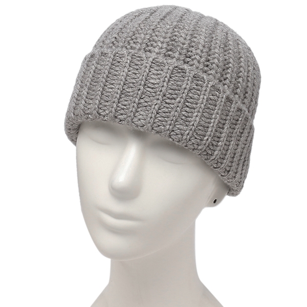ジョンストンズ 帽子 ビーニー ニット帽 グレー メンズ レディース ユニセックス JOHNSTONS HAT02850 HA0308