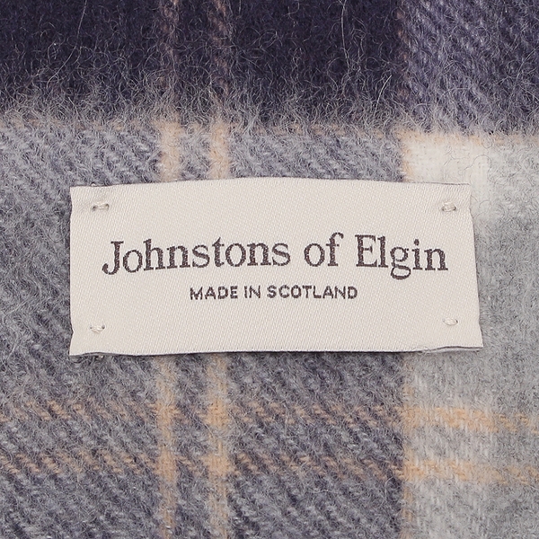 ジョンストンズ マフラー グレー マルチカラー メンズ レディース ユニセックス JOHNSTONS WA000016 KU0499 小判の通販は