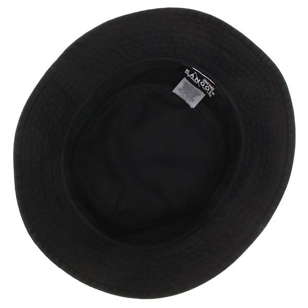 カンゴール 帽子 ウォッシュドバケット バケットハット ブラック