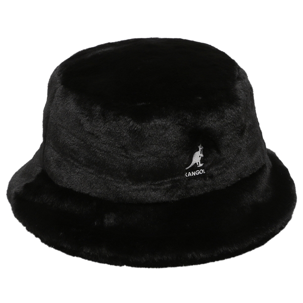 カンゴール 帽子 フラックス ファー バケット バケットハット ブラック メンズ レディース  KANGOL FAUX FUR BUCKET K4370 SBLK