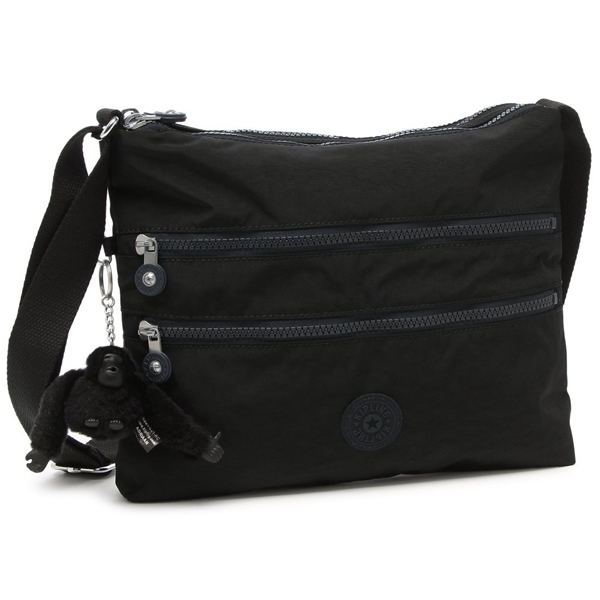 キプリング ショルダーバッグ KIPLING アルバー 特別カラー ブラック ブルー レディース ALVAR K13335 0NO