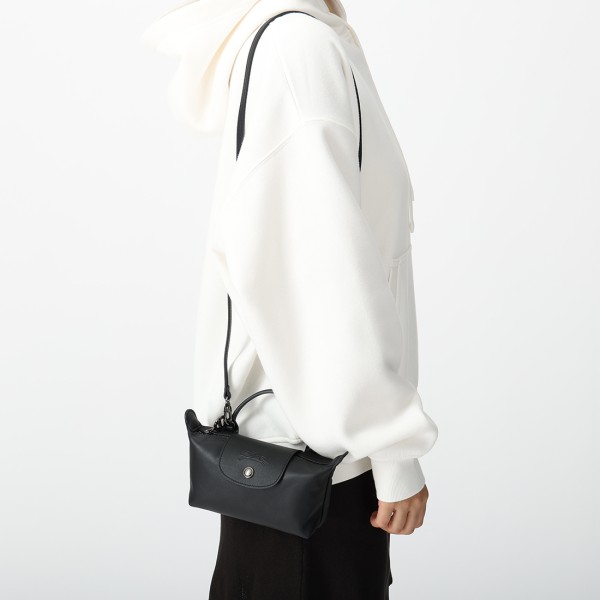 ロンシャン ショルダーバッグ ハンドバッグ プリアージュ エクストラ ミニバッグ ポーチ ブラック レディース LONGCHAMP 34205 987 001