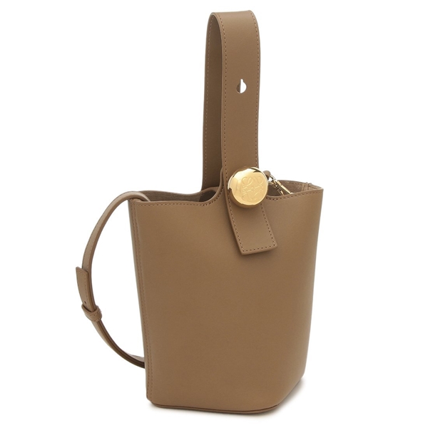 ロエベ ハンドバッグ ショルダーバッグ ペブル バケットバッグ ブラウン レディース LOEWE AANBBBMX01 3980の通販は