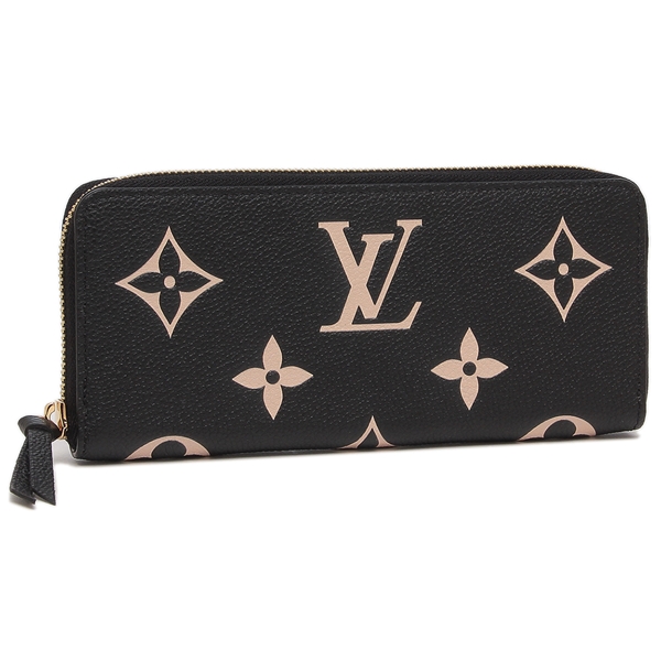 ルイヴィトン 長財布 ポルトフォイユクレマンス ブラック レディース LOUIS VUITTON M82338