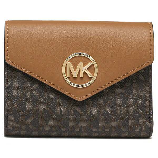 新品 MICHAEL KORS マイケルコース 折り財布 キャメル ベージュ