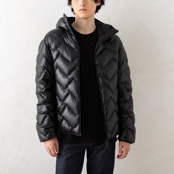 モンクレール ダウンジャケット コート ブラック メンズ MONCLER 1A00057 595OK 999 LAVERQ JACKET BLACK