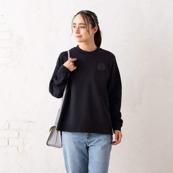 モンクレール スウェット ブラック レディース MONCLER 8G00020 M3986 952