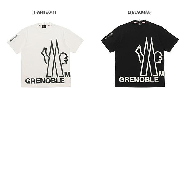 モンクレール Tシャツ カットソー GRENOBLE グルノーブル ホワイト メンズ MONCLER 8C0000 8392 041の通販は