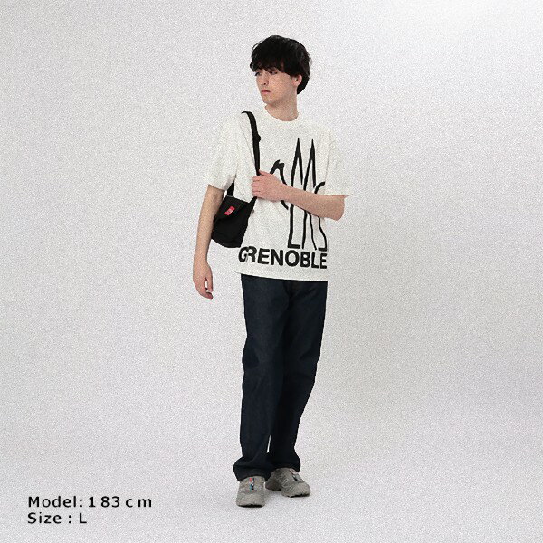 モンクレール Tシャツ カットソー GRENOBLE グルノーブル ホワイト メンズ MONCLER 8C0000 8392 041の通販は