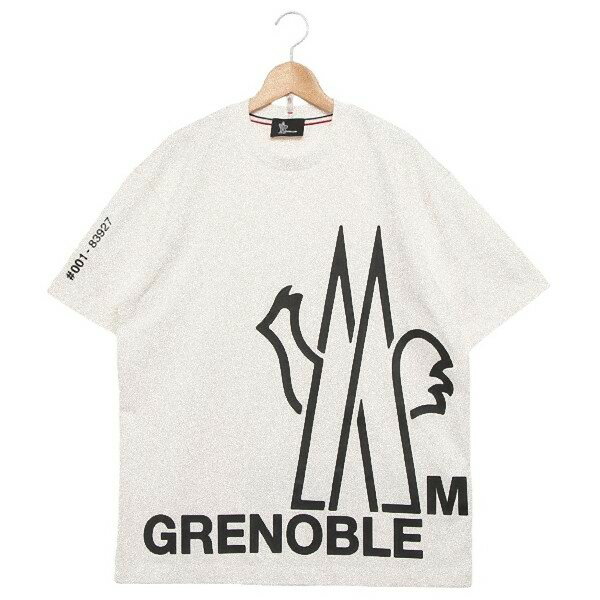 モンクレール Tシャツ カットソー GRENOBLE グルノーブル ホワイト メンズ MONCLER 8C0000 8392 041の通販は