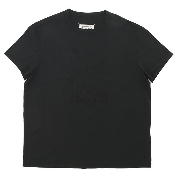 メゾンマルジェラ Tシャツ 半袖カットソー トップス ブラック メンズ