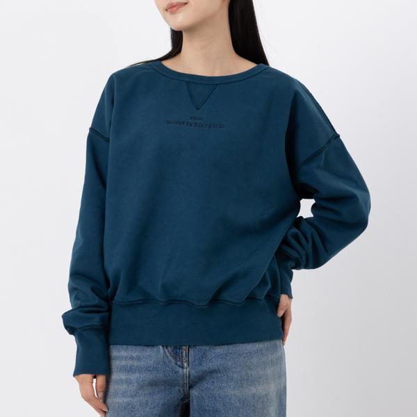 メゾンマルジェラ スウェットシャツ トップス プルオーバー ネイビー メンズ レディース Maison Margiela S50GU0194 S25520 522