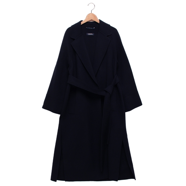 ロングウールコート ヘリンボーン フレンチ 上品 ミモレ丈 コート