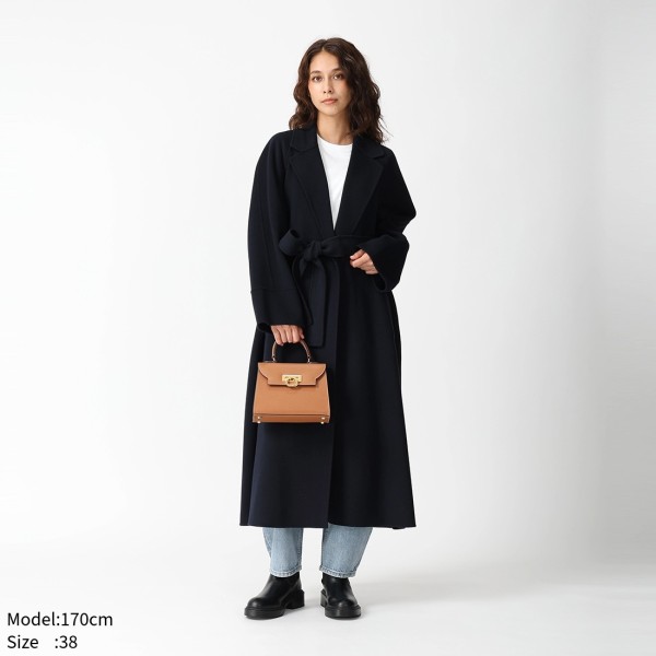 マックスマーラ コート アガタ ネイビー レディース Max Mara