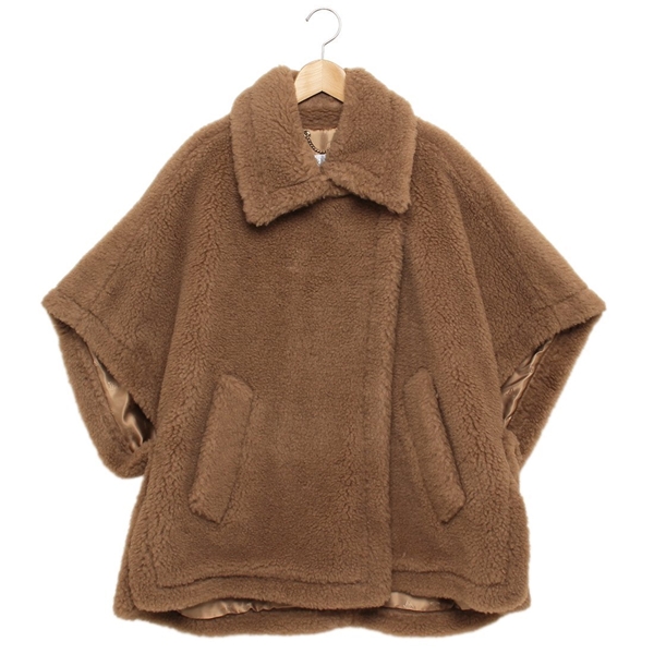 マックスマーラ ケープ コート テベ テディベア ケープ ポンチョ