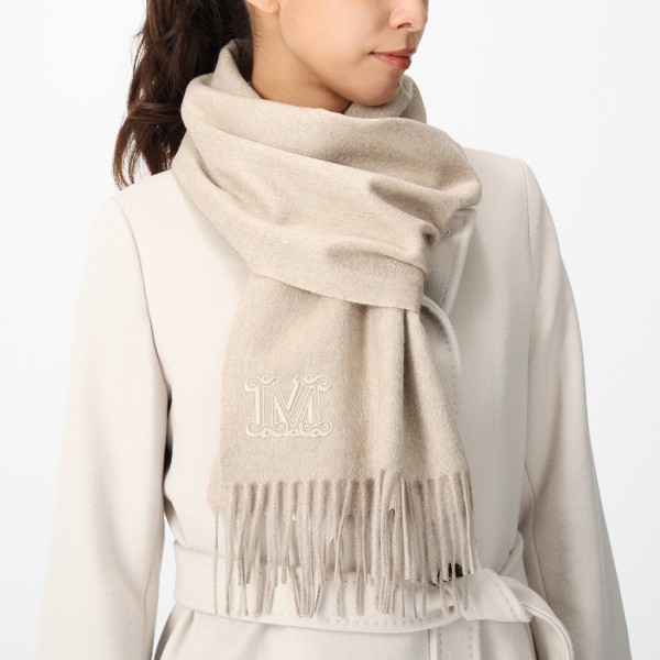 マックスマーラ マフラー ダリア カシミヤ ベージュ レディース Max Mara 2524546311600 003