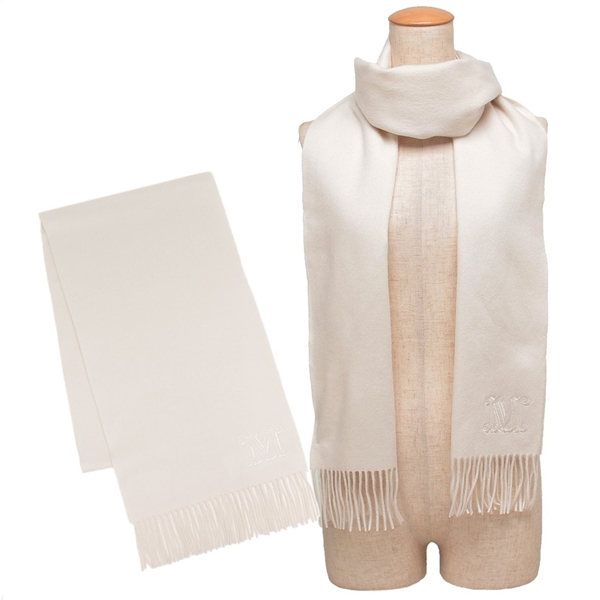 マックスマーラ ストール カシミア ホワイト レディース Max Mara