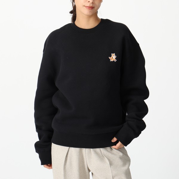 メゾンキツネ スウェット ブラック メンズ MAISON KITSUNE MM00313KM0307 P199