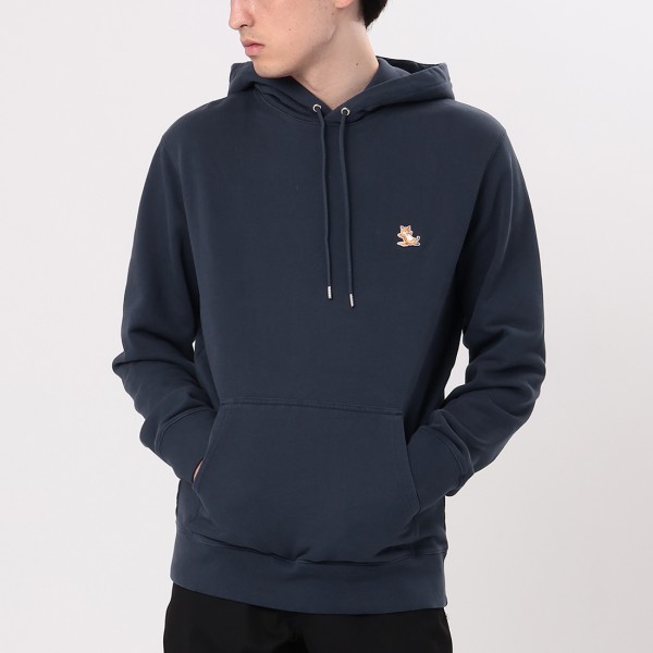 メゾンキツネ パーカー フーディー ネイビー メンズ MAISON KITSUNE LM00706 KM0001 P494