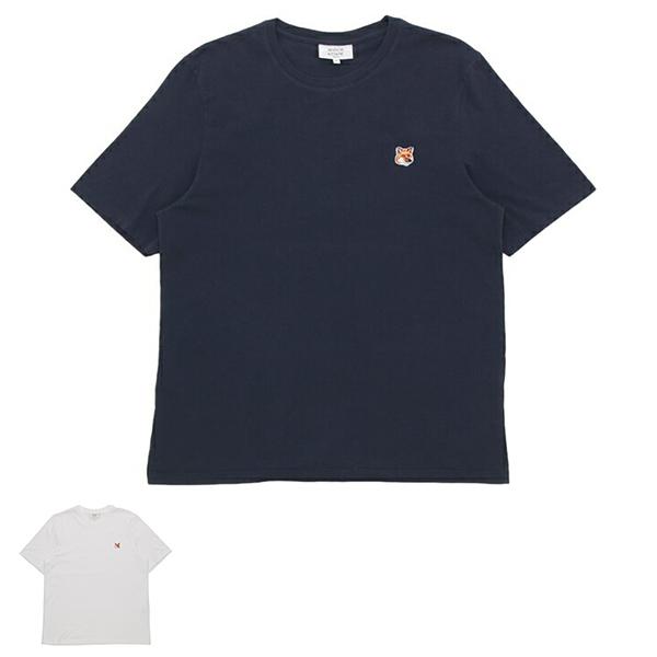 メゾンキツネ Tシャツ カットソー フォックスヘッドパッチ メンズ MAISON KITSUNE LM00104KJ0008
