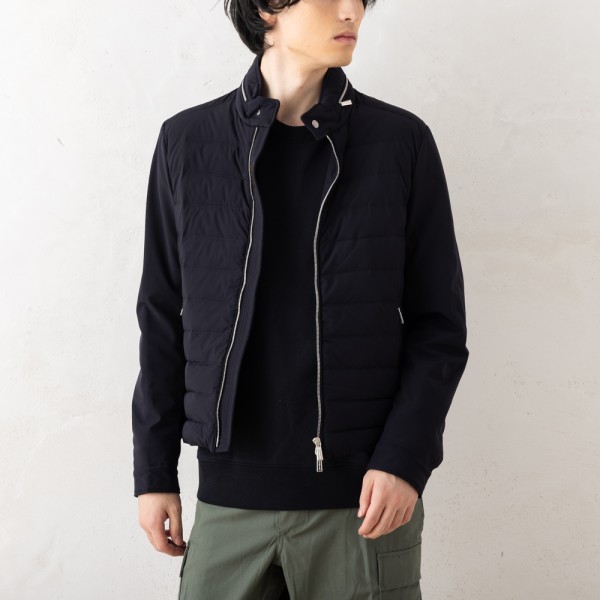 ムーレー ブルゾン フィリッポ ネイビー メンズ MOORER FILIPPO KN U0402