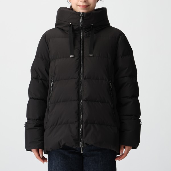 ムーレー ダウンジャケット コート ガディア ブラック レディース MOORER MODPI200001 U0001