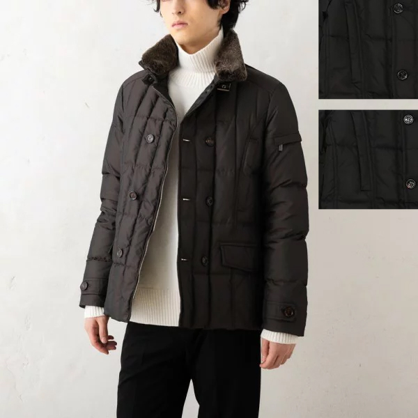 ムーレー ダウンジャケット コート メンズ MOORER SIRO KM