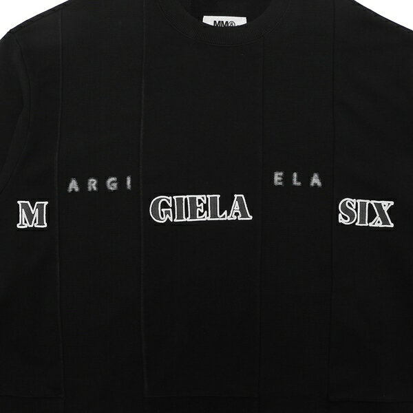 エムエムシックス メゾンマルジェラ スウェットシャツ ブラック