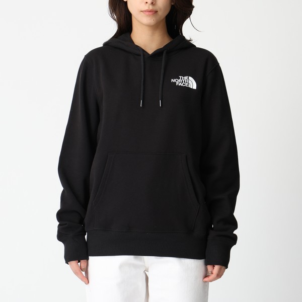 パーカー フーディー ボックスNSEプルオーバー 海外モデル ボックスロゴ バックプリント ブラック メンズ THE NORTH FACE NF0A7UNS KY4
