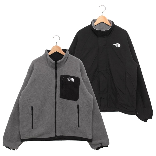 ザノースフェイス ブルゾン ユミオリ リバーシブル ジャケット ジップアップ フリース ブラック メンズ THE NORTH FACE NF0A89GT WOO